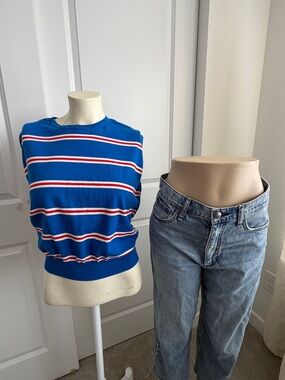 Banana Republic Forever Striped Sleeveless